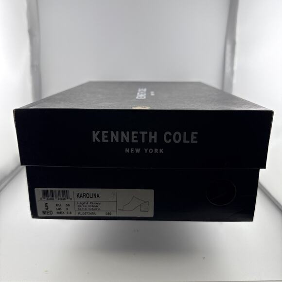 Kenneth Cole Karolina Mule Shoes Womens Light Gray Suede Open Toe Size 5 NWB - Picture 9 of 11